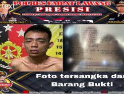 Polisi berhasil menangkap pelaku