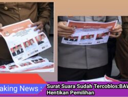 BAWASLU Hentikan pemilihan